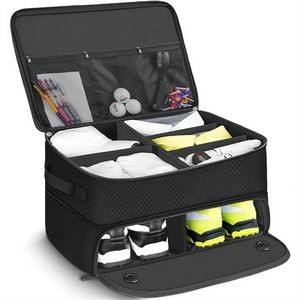 Golf Trunk Organizer - 2 Layer Storage Solution