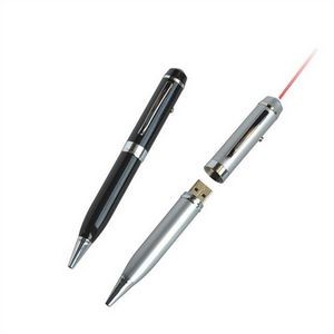 Versatile 4 in 1 Laser Pointer Pen with Built in Pocket