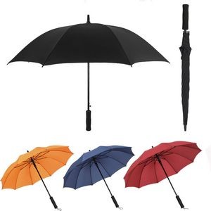 Sturdy 10-Rib Impact Cloth Umbrella with Extended Handle
