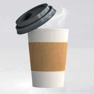 Custom Printed Kraft Coffee Sleeves for 12-20 oz. Cups