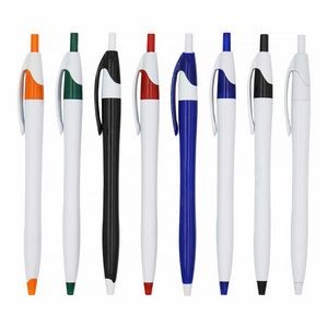 Retractable Plastic Ballpoint Pens