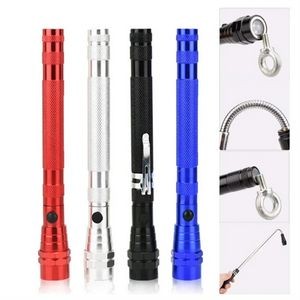 Extendable Neck Magnetic Pickup Tool with LED Flashlight