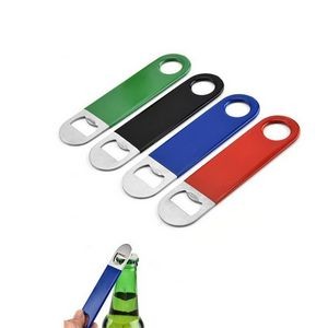 Stainless Steel Flat Bottle Opener - Robust and Reliable