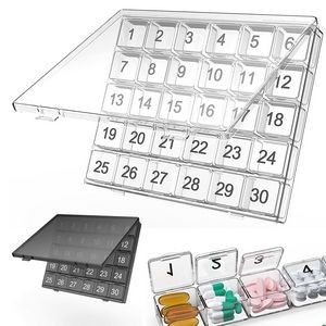 Monthly Pill Organizer - Plan with Ease