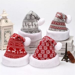 Warm Knitted Christmas Hat for Adult & Kids