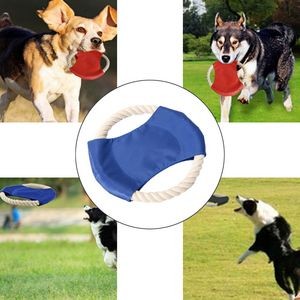 Rugged Dog Chew Rope Flyer - Durable & Fun Pet Toy