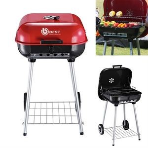 Portable Charcoal BBQ Grill: Perfect for Hamburger Lovers