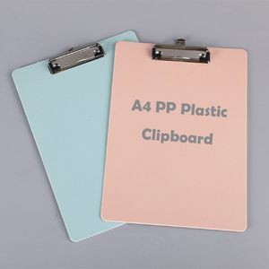 A4 Plastic Clipboard With Retractable Hanging Loop