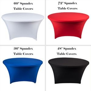 Round Spandex Table Covers Stretchable Tablecloth