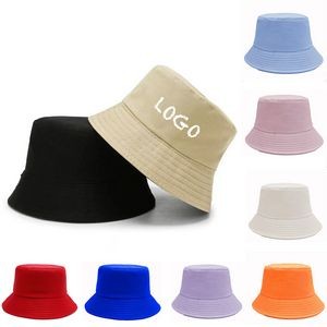 Cotton Bucket Hat Foldable Packable