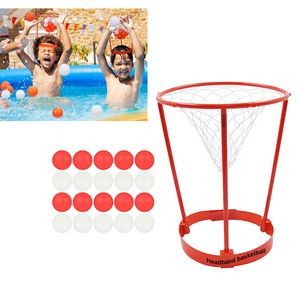 Adjustable Basket Net Headband With Balls