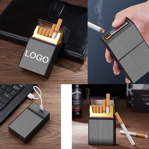 Cigarette Case With Lighter