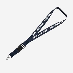 3/4" Sublimated Lanyard w/ Buckle Release