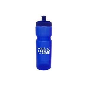 24oz Sport Water Bottle With Squeeze And Drink Cap Bpa Free