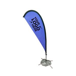 9ft Customized Teardrop Flag Banner Advertise with Feather Flag