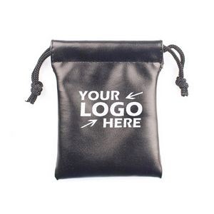 PU Double Drawstring Pouch
