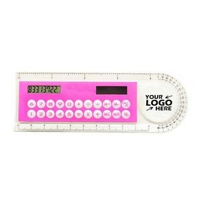 Solar Calculator Ruler with Magnifier