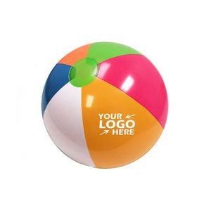16" PVC Two-Tone Beach Ball Inflate