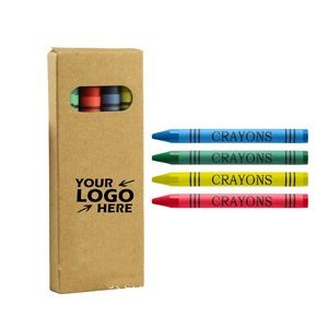 4 Colored Crayons