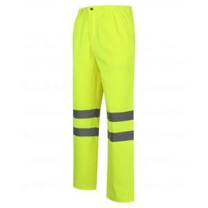 High Visibility Class E Dual Reflective Tape Poly-Cotton Safety Workwear Trouser