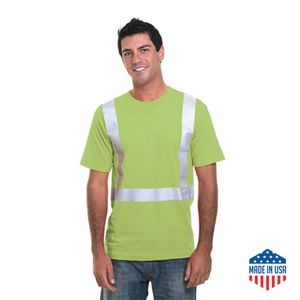 Hi Vis Polyester Class 2 Reflective Safety T-Shirt