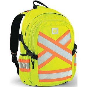 Hi Vis Reflective Tape Piping-X Two Tone Safety Backpack