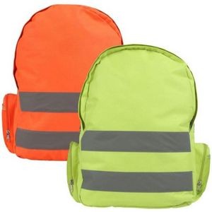 High Visibility Reflective Tape Utility Safety Backpack