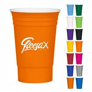 16oz Double Wall Insulated Plastic Game Cup