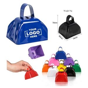3 Inch Metal Cow Bell Noise Maker