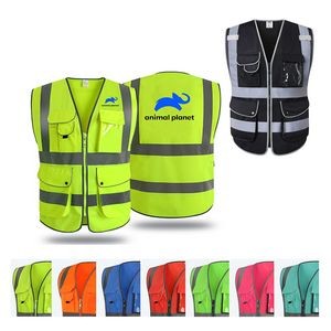 9 Pockets High Visiblity Volunteer Vest