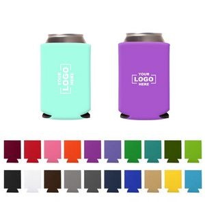 3 Sided Imprint Collapsible Neoprene Can Cooler/Koolie