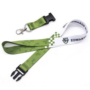 Polyester Lanyards with Detachable Buckle release
