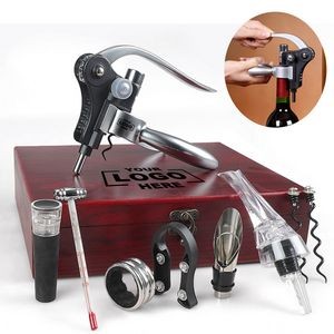Professional Corkscrew Set In Wooden Crate