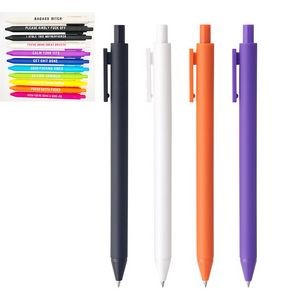 Plastic Soft Writing Ballpoint Pen