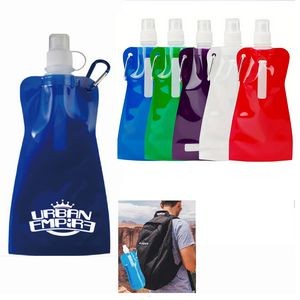 16oz Portable Collapsible Water Pouch