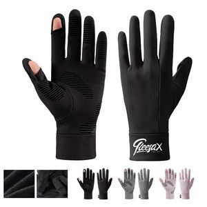 Warm Riding Touchscreen Gloves
