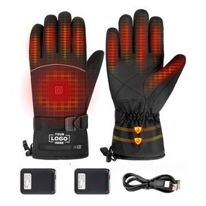 Waterproof Touchscreen Electric Heated Gloves