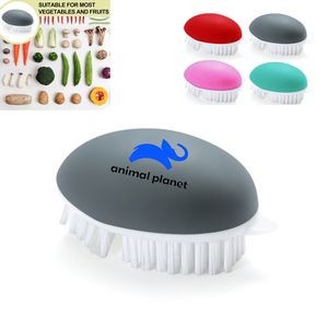 Kitchen Fruit And Vegetable Silicone Cleaning Brush