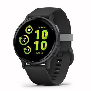 Garmin VÍVOACTIVE® 5 GPS Smartwatch and On-Wrist Coach - Slate, Black