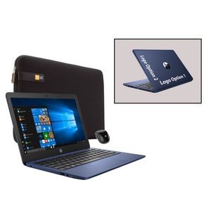 HP Stream 11 11.6" Notebook with mouse and carrying case