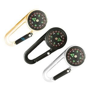 2-in-1 Carabiner and Compass