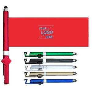 Ballpoint Pen with Promotional Banner & Phone Stand