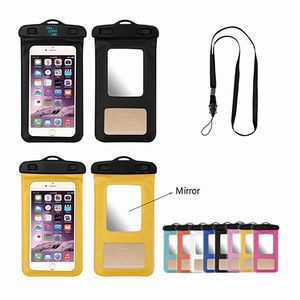 Waterproof Cell Phone Bag/Pouch with Mirror