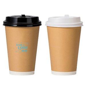 8oz Disposable Coffee Cup with Lid