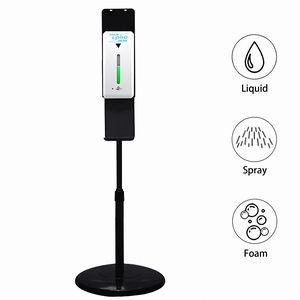 Automatic Hand Sanitizer Dispenser with Adjustable Floor Stand