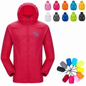 UV Protection Quick-Dry Windproof Coat For Adults