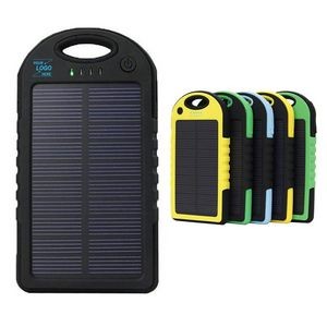 Portable Universal Real Capacity 5000mAh Solar Charger Power