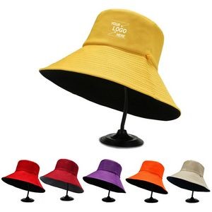 Adult's Unisex Over-sized Cotton Bucket Hat