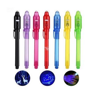 Invisible Ink with UV Led Light ball pen