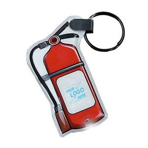 LED Fire Extinguisher Keychain